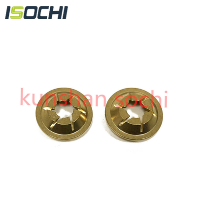 Copper Golden Pressure Foot Disk Insert 28mm For CNC PCB HiCNC Drilling Machine OEM Available